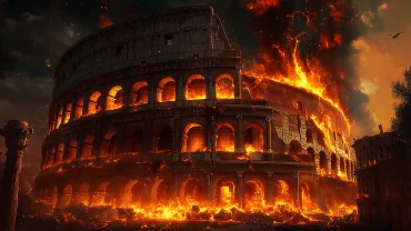 Do you know who is responsible for the great fire of Rome, and the real reason for the fire?